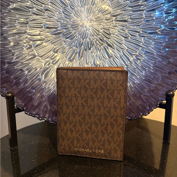 Michael Kors Handbags - Michael Kors Brown Wallet/Passport Holder